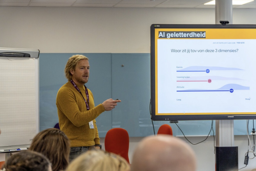 Edwin bij Docentendag Evenementenorganisatie